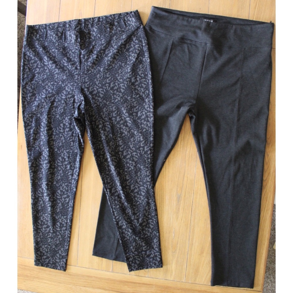 Plus Size (2 Piece) Dress Pant Lot 18/20 2X Avenue & Ashley Blue Preowned